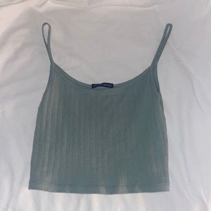 Grey/Green Brandy Melville tank top